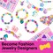 Charm Bracelet Making Kit for Girls, Beads for Jewelry Making Kit, Arts & Crafts Gift for Ages 3-12, Girls Toys 3 4 5 6 7 8 9 10 Year Girl Birthday Gifts
